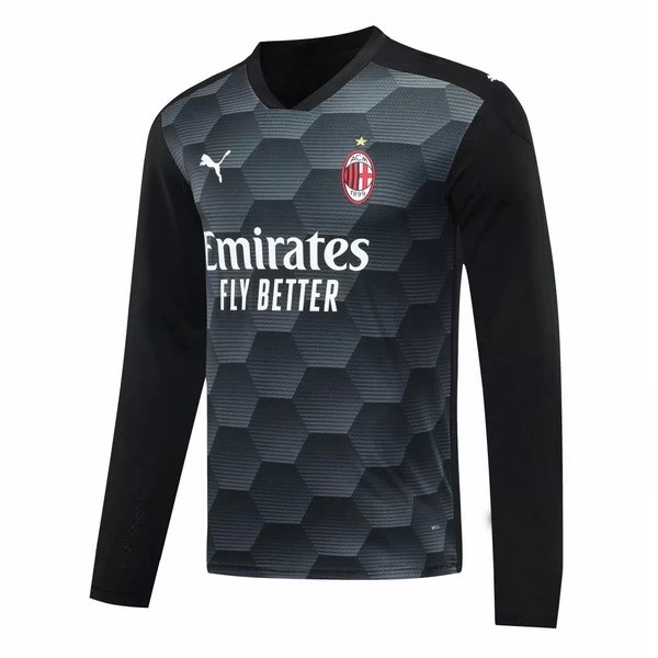 Camiseta AC Milan 2ª Kit ML Portero 2020 2021 Negro